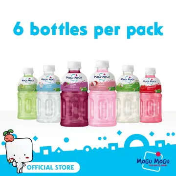 Mogu Mogu Fruit Juice Drink with Gotta Chew 320ml (12 bottles Random 6  Flavours)