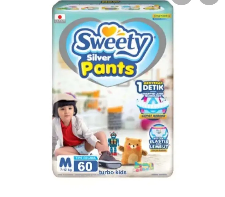 sweety silver pants S66/M60/L54/XL44/XXL36 Lazada Indonesia