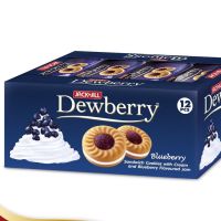 [ขายดี] DEWBERRY ดิวเบอรี่ คุกกี้แซนวิชสอดไส้ครีม 36ก. x 12 ซอง (เลือกรสได้)-กลิ่นโยเกิร์ตและแยมลิ้นจี่