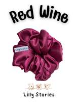 ••Red wine•• โดนัทมัดผมผ้าซาติน ยางรัดผมสีไวน์แดง สวย เรียบ หรู ดูแพง