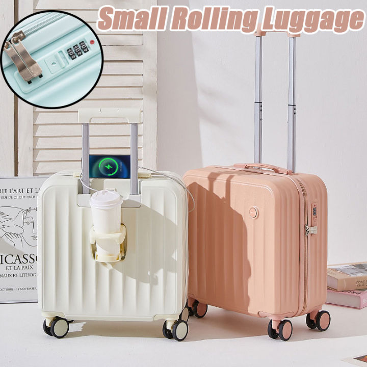 Zipper Suitcase Trolley Rolling Koffer Boarding Luggage Valise Cabine  Password Lock bavul mala de viagem maletas