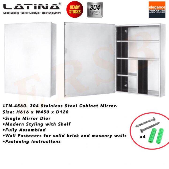 Latina SUS304 Stainless Steel Mirror LTN4560 Lazada