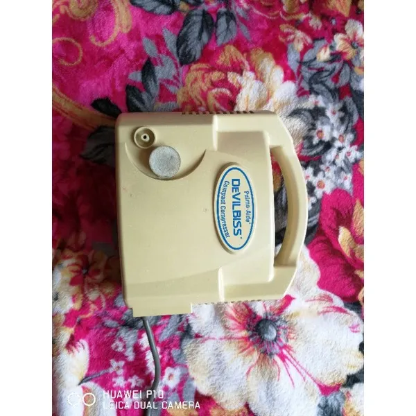 DeVilbiss Pulmo-Aide Compact Compressor Nebulizer System 3655D-2nd Hand ...