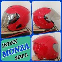 หมวกกันน็อค Index​ Monza​ Red​ สีแดงเงาเทียบ