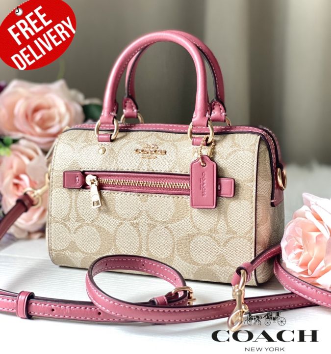 COACH Micro Rowan Crossbody In Signature Canvas