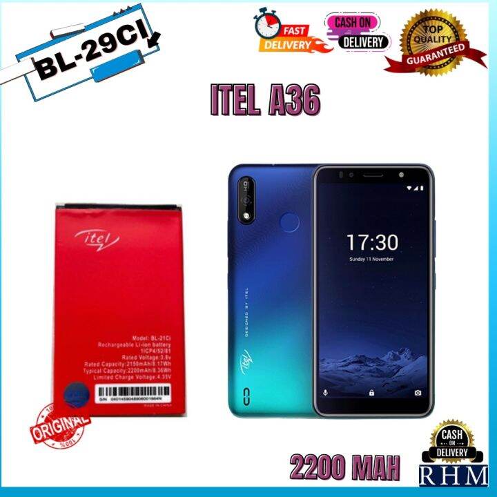 itel a36 battery