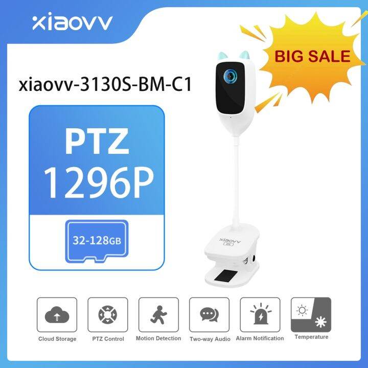 Xiaovv C1 Baby Monitor Wifi HD Smart Camera Video Indoor Cry Monitoring ...