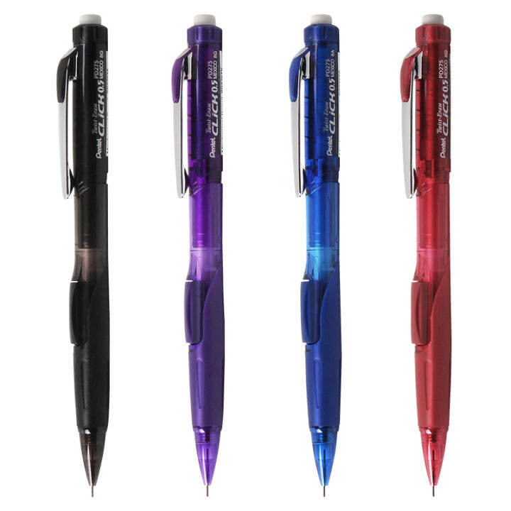 pentel-pentel-pentel-pentel-pd275ดินสอยางลบแบบกดออกด้านข้างแบบอัตโนมัติสามารถปรับขนาดได้0-5มม