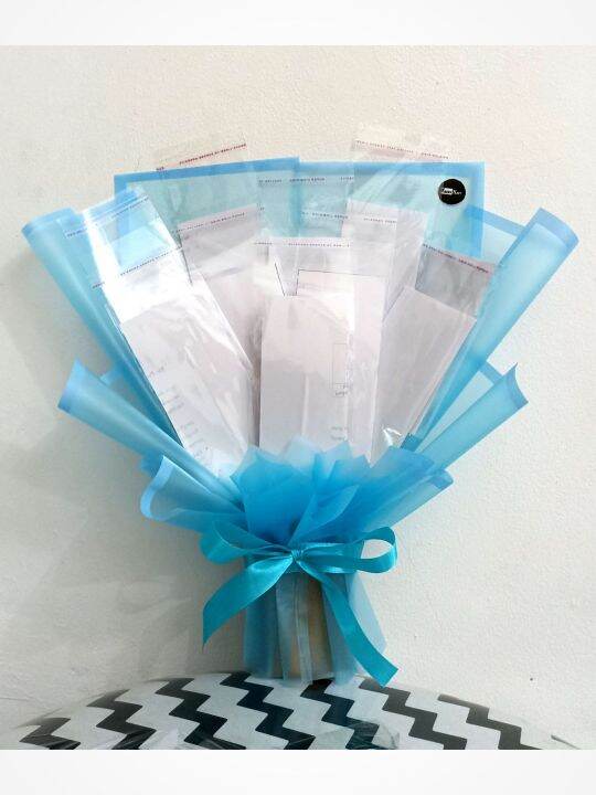 buket warna biru 10 slot rangka uang kosong | Lazada Indonesia