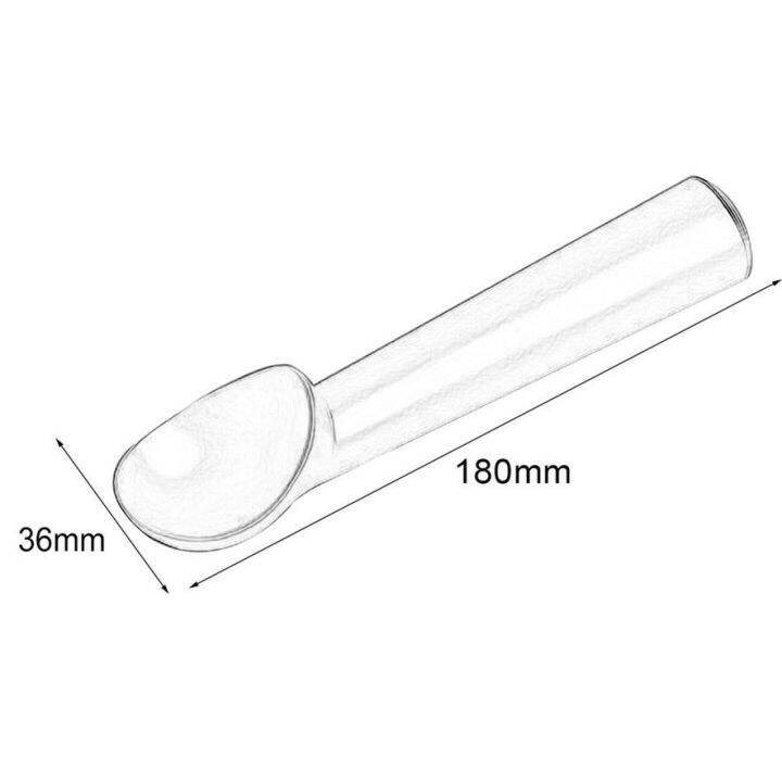ที่ตักไอศครีมแบบขูด-ที่ตักไอศครีมอะลูมิเนียมอย่างดี