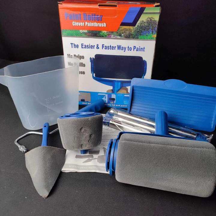 Paint Roller Clever Paintbrush 8 in 1 Set Lazada PH