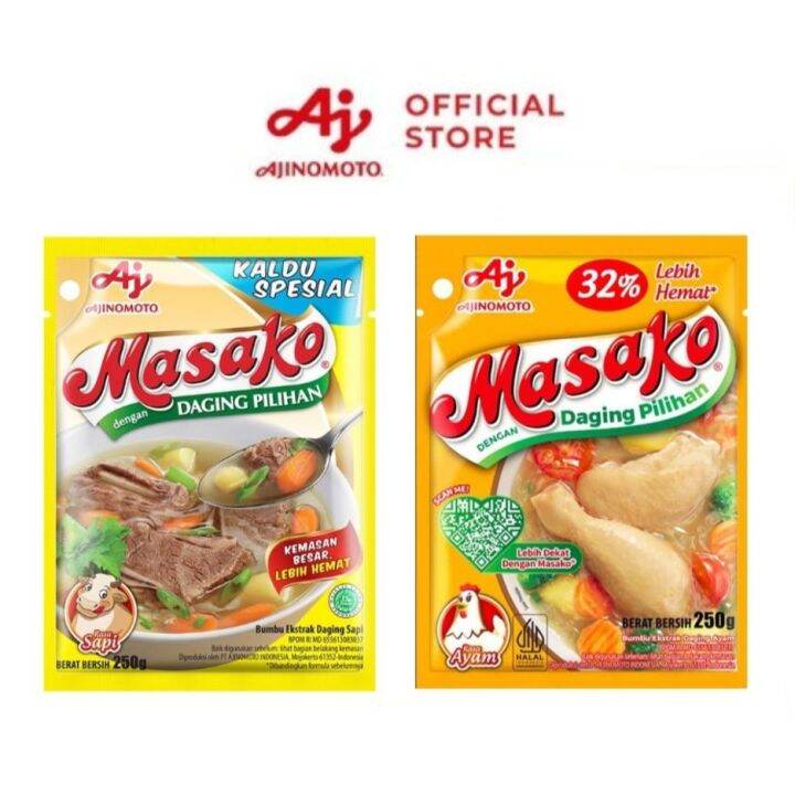 Masako Penyedap Rasa Ayam Dan Sapi 250gr Lazada Indonesia