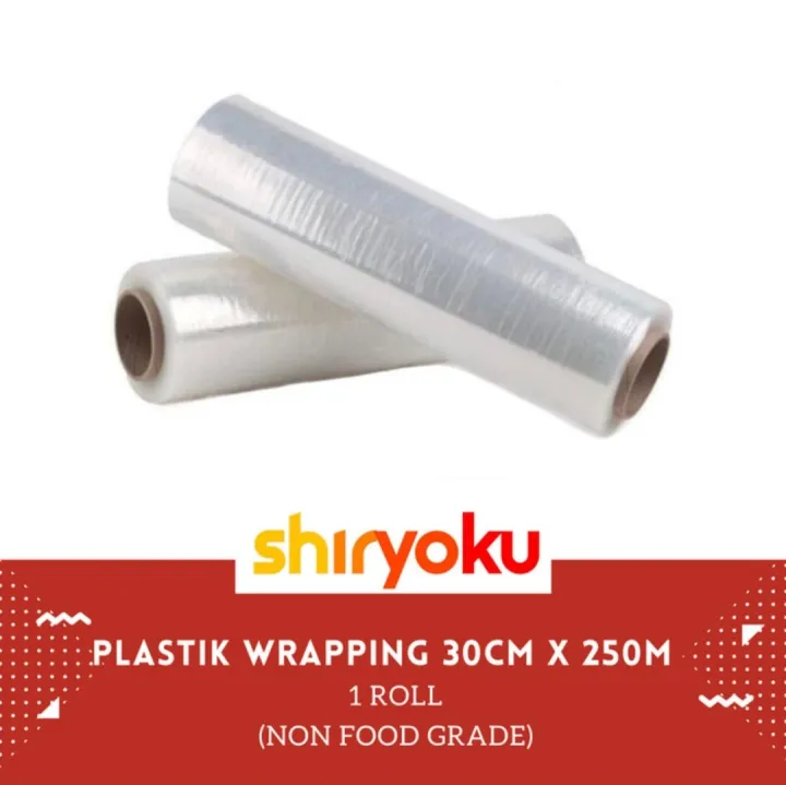STRETCH FILM 30CM X 250M PLASTIK WRAPPING PLASTIC WRAP BUNGKUS BARANG