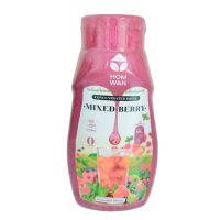 hitdd ไซรัปเข้มข้น กลิ่นmixed berry syrup คีโตkito ไร้น้ำตาล เบาหวานทานได้300ml