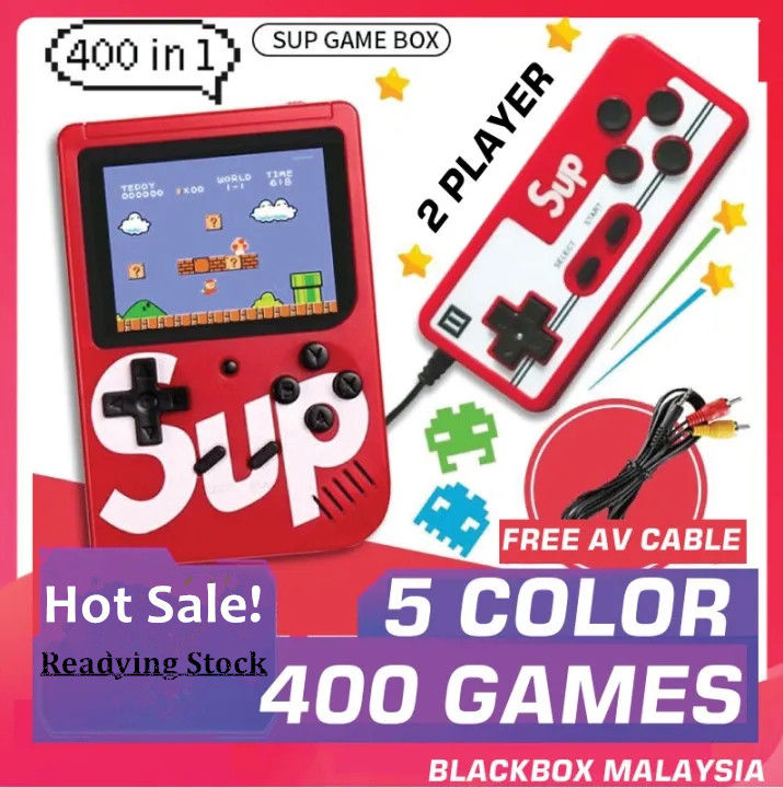 Shop Portable Game Boy Super Mario Gaming Funny Games 400 In 1 Gameboy 2  Player Rss_400 Sup Game Console Emulator Retro Tv Mini Gaming Anak Gamepad  复古游戏机 online - Nov 2023