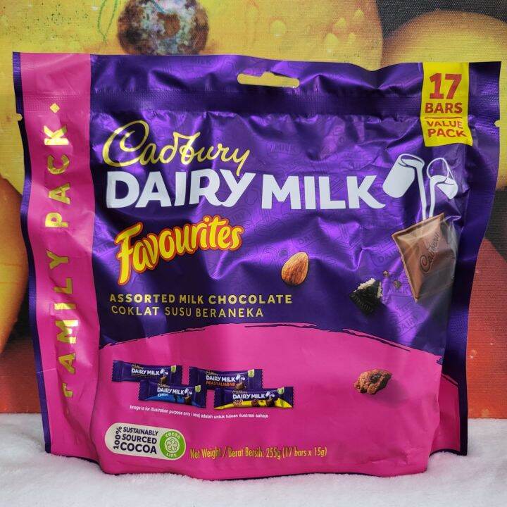 Cadbury Dairy Milk Favorites Assorted Milk Chocolate Family Pack ...