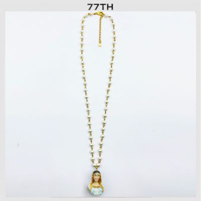 77th Mary pearl necklace