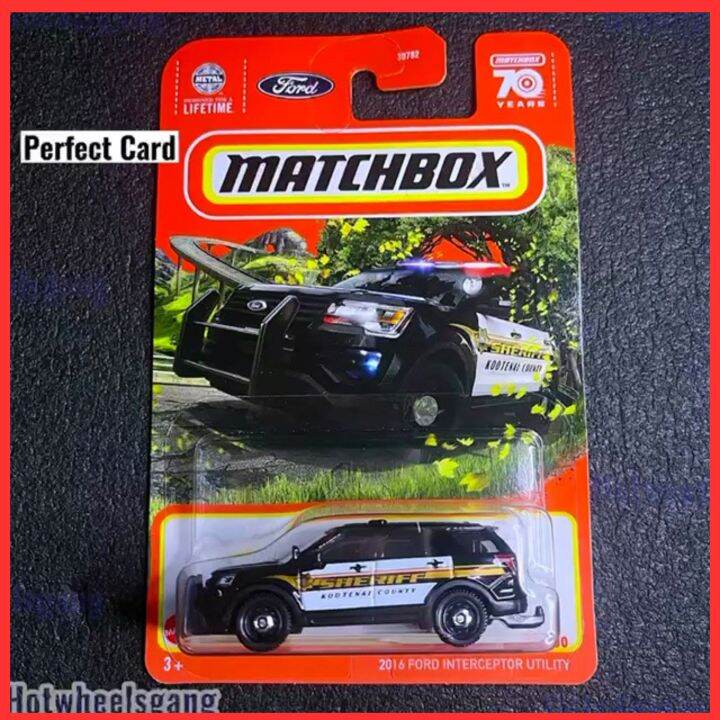 Matchbox Ford Interceptor Utility 2016 Police Car 2023 Collection ...