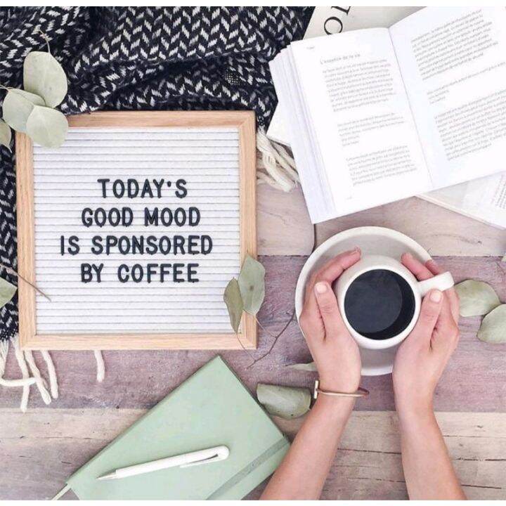 12 X 12 Inches Decorative Letter Board Set With Letter / Retro Letter