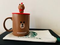 ⚡️ ส่งฟรี ⚡️ Starbucks Line Friends Brown Bear Topper 12 oz. แก้วสตาร์บัคส์ x Line หมีบราวน์ ขนาด 12 ออนซ์ แท้ 100% พร้อมส่ง!