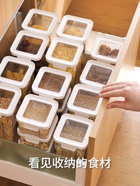 Singapore Stock Stackable Airtight Kitchen Food Storage Container