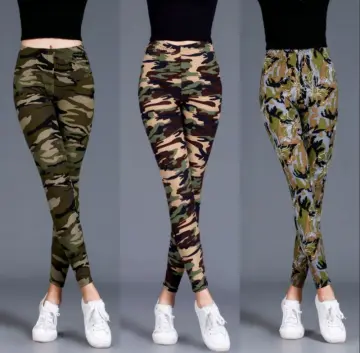 Gina Camouflage Army Print Stretch Leggings – Style Heist