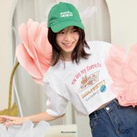 Buuleann.bkk - Picnic crop tee เสื้อครอปผ้าคอตต้อน สกรีนลายน่ารัก