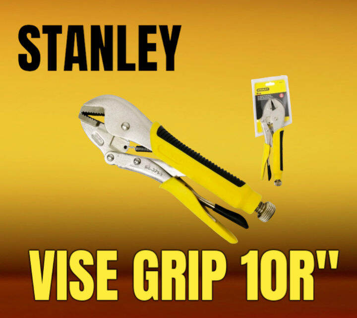 ORIGINAL VISE GRIP PLIER 10R STANLEY PROFESSIONAL TOOLS/ HEAVY DUTY
