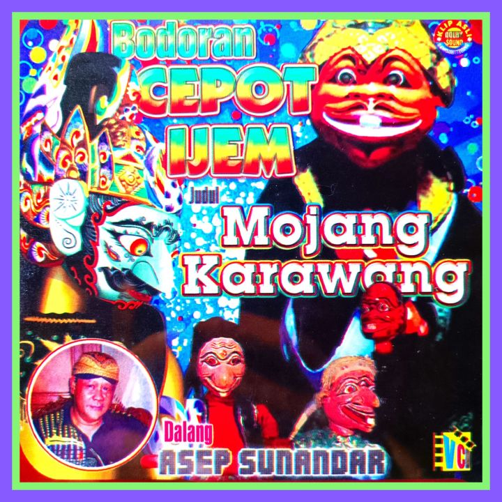 Kaset VCD VIDEO WAYANG GOLEK BODORAN CEPOT DAN IJEM LAKON MOJANG ...