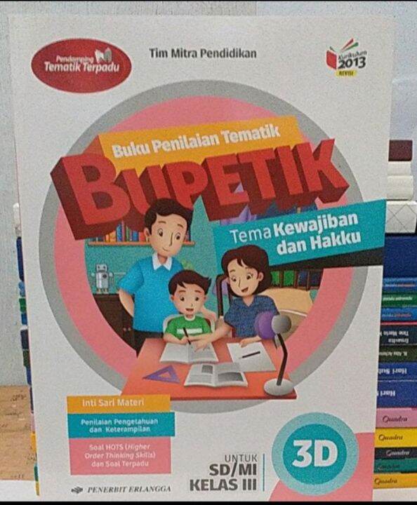 Buku BUPETIK Jilid 3D Untuk SD/MI Kelas III Erlangga | Lazada Indonesia