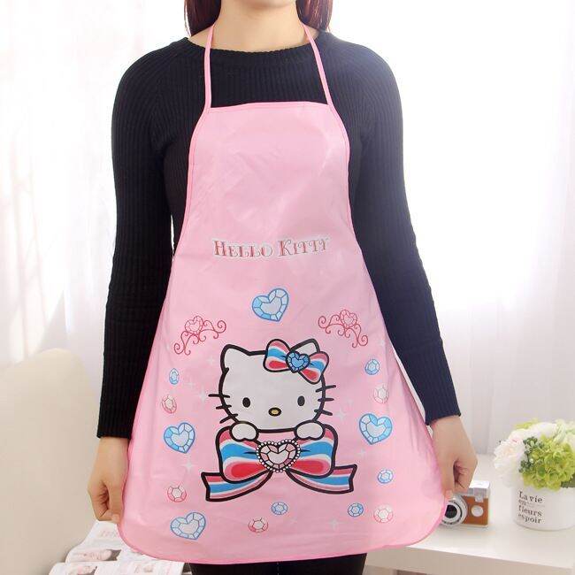 Apron hello kitty waterproof Lazada