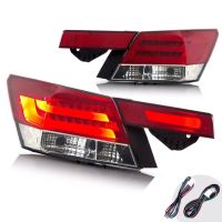 ไฟท้าย LED ตรงรุ่น สำหรับ Honda Accord g8 ฮอนด้า แอคคอร์ด รุ่นปี 2008 - 2012  (ทั้งชุด 4 ชิ้น)