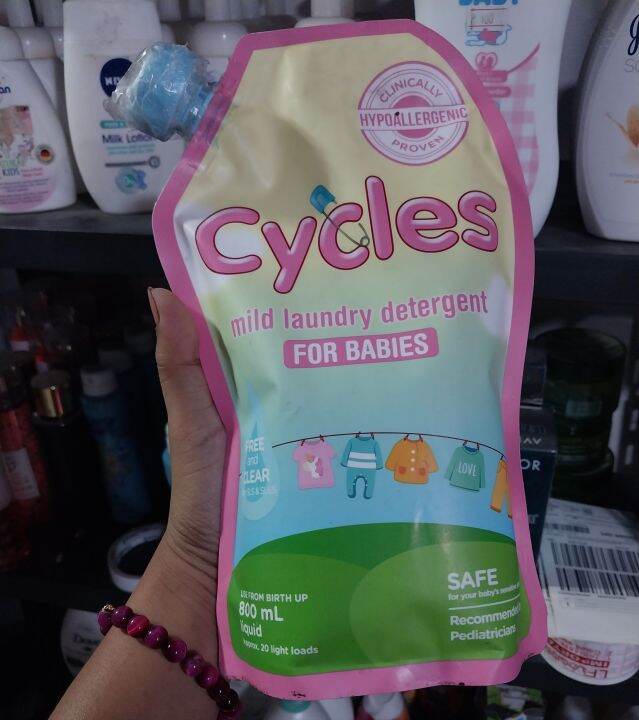 CYCLES MILD LIQUID LAUNDRY DETERGENT FOR BABIES 800ml Lazada PH
