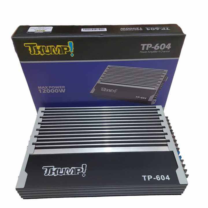 Power amplifier 4 channel thump tp604 Lazada Indonesia