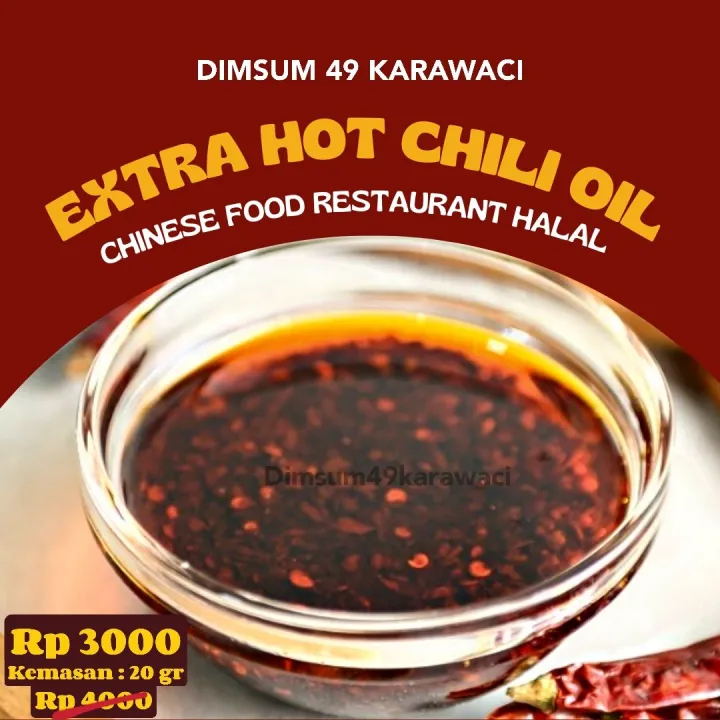 CHILI OIL EXTRA HOT (20 GR) KHAS DIMSUM Lazada Indonesia