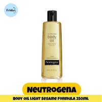 ?[พร้อมส่ง/แท้?]? นูโทรจีน่าออยล์ Neutrogena Light Sesame Body Oil 250ml