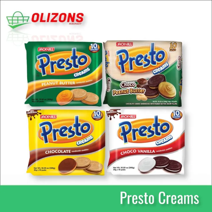 JACK N JILL • Presto Creams Peanut Butter (10 x 30g) • Sold by 2 packs ...