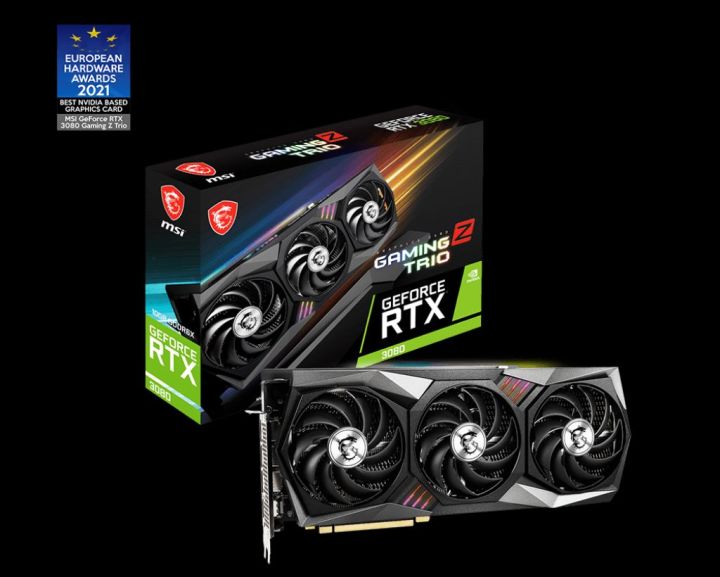 MSI GeForce RTX™ 3080 GAMING Z TRIO 10G GRAPHICS CARD (LHR