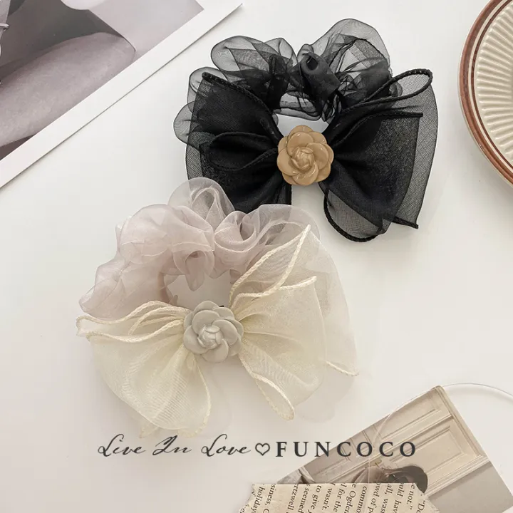 Accessible Luxury Classic Style Organza Rubber Band Large Intestine