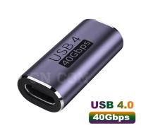 USB4.0 40Gbps OTG อะแดปเตอร์ Thunderbolt3 100W 5A C USB C ถึง C ประเภท C Fast ชาร์จ USB C ข้อมูลอะแดปเตอร์สำหรับ โทรศัพย์