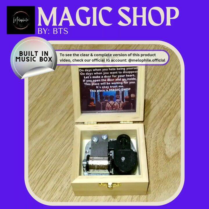 Magic Shop by BTS MUSIC BOX (BuiltIn/GIFT SET) Lazada PH