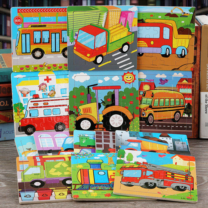 9162060100 Pieces Children's Puzzle Traffic Car Animal Ocean 23 to
