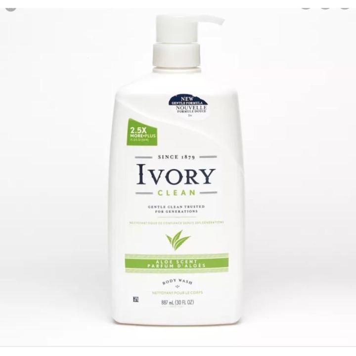 Original Ivory Clean Body Wash Aloe Scent 887ml | Lazada PH