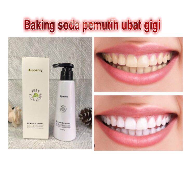 Baking Soda Ubat Gigi Pemutih Gigi Pembersihan Mulut Jenis Tekan