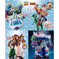 หุ่นเหล็ก ทอยสตอรี่ วู้ดดี้ บัซไลท์เยียร์ CHO Chogokin Toy Story Super Combination Woody / Buzz