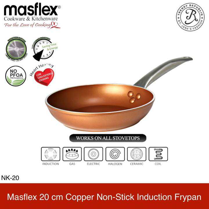 Masflex Original 20 cm Copper Induction Non Stick Frying Pan Lazada PH