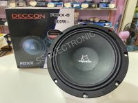 ลำโพงติดรถยนต์ DECCON 8 นิ้ว เสียงกลาง รุ่นFOXX-8 Prue Sound 600วัตต์ เสียงใสดังไกล