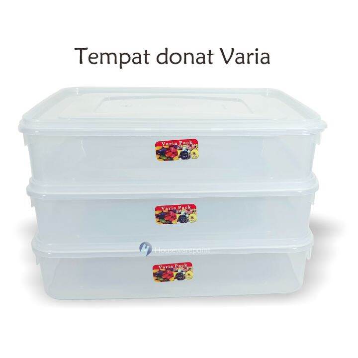 Box Kotak Container Toples Makanan Kue Donat Varia Pack 3500 Ml 5000ml