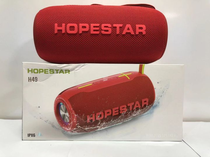 sy-hopestar-h49-ลำโพงบลูทูธพกพา-ลำโพงมีไฟrgb-เสียงดี-เบสแน่น-เชื่อมต่อ2ตัวได้-ของแท้100