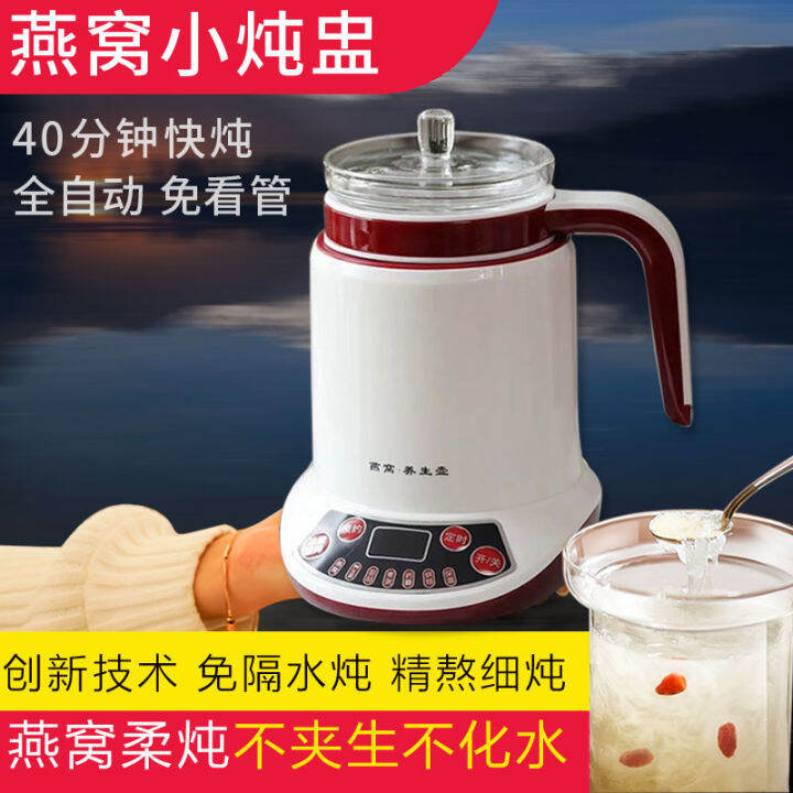 Bird's Nest Special Slow Cooker Glass Electric Stew Cooker One Person